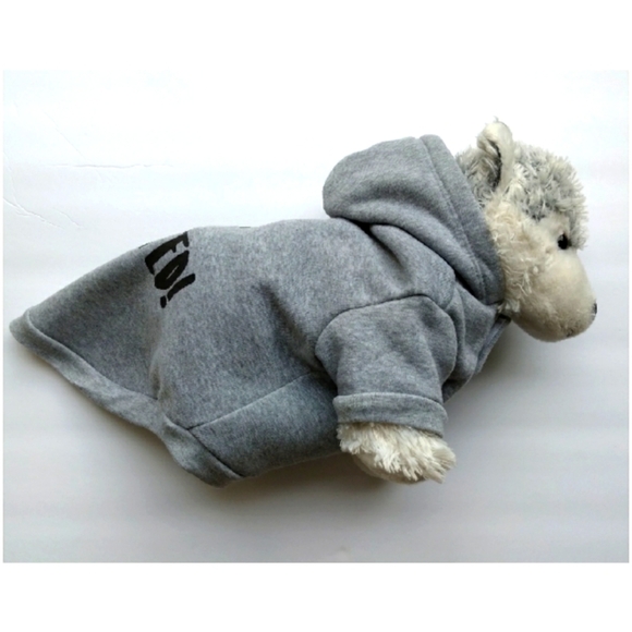 🌹Host Pick!🌹 Grey Dog Hoodie Size Medium - Picture 4 of 4